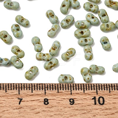 Opaque Glass Beads GL-CBA31A4-02G-1