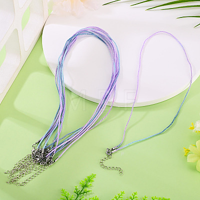10Pcs Cotton & Metallic Cord Necklace Making NJEW-TAC0056-1