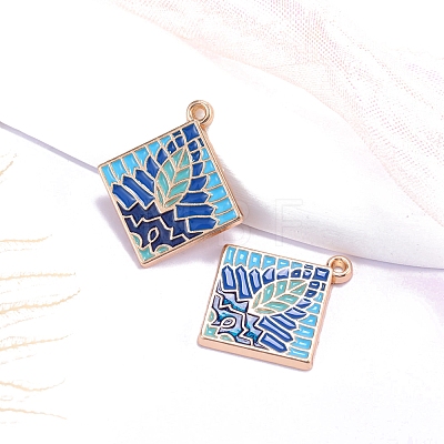 Bohemia Style Alloy Enamel Pendants PW-WG67277-04-1