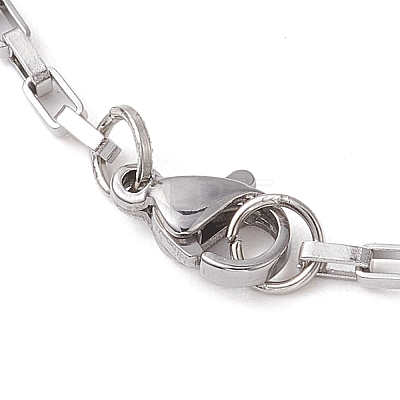 304 Stainless Steel Venetian Chain Necklaces for Women NJEW-JN04982-1