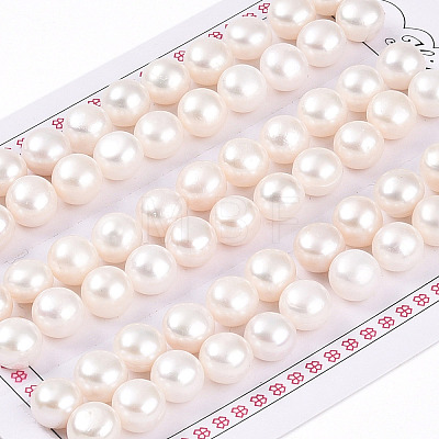 Grade 3A Natural Cultured Freshwater Pearl Beads PEAR-N018-3A-8085A-1