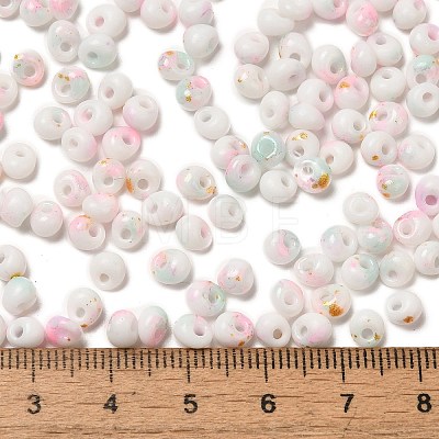 Baking Paint Glass Seed Beads SEED-F006-01A-14-1