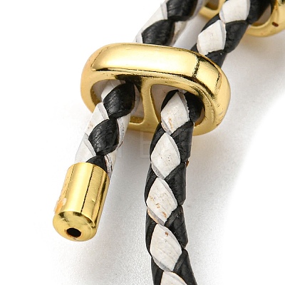 Leather Braided Cord Bracelets BJEW-G675-06G-04-1