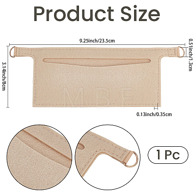 Felt Purse Organizer Insert AJEW-CN0007-79B-1