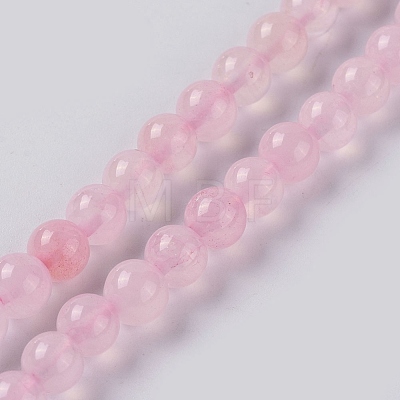 Natural Rose Quartz Pendant Necklaces NJEW-I109-B06-1