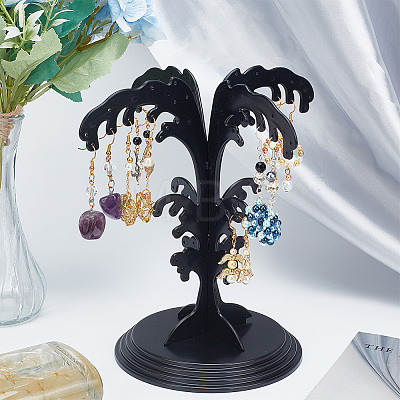 Spray Shaped Plastic Earring Display Trees EDIS-WH0016-037-1