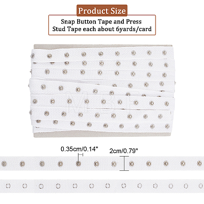 Clasps and Eye Cotton Tape Trim DIY-WH0304-236B-1