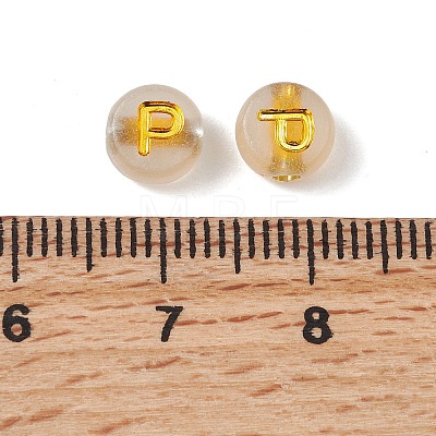 Luminous Transparent Acrylic Beads OACR-P037-01B-P-1