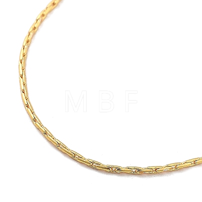 Adjustable Slider Brass Cardano Chain Necklaces for Men Women NJEW-G160-12G-1