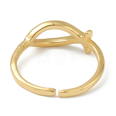 Brass Cuff Rings RJEW-L100-002G-1