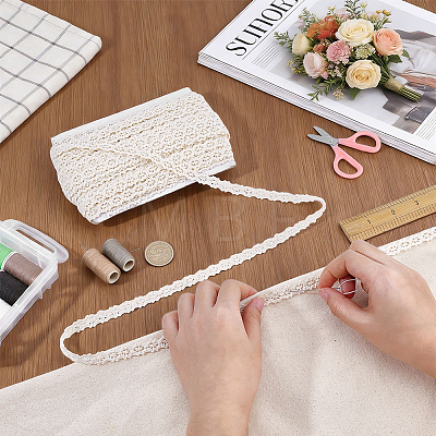 Cotton Ribbons SRIB-WH0011-478A-1