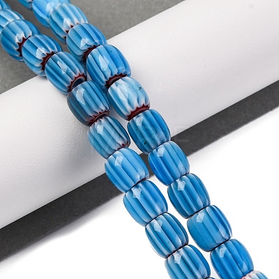 Handmade Lampwork Beads Strands LAMP-K041-01B-07-1