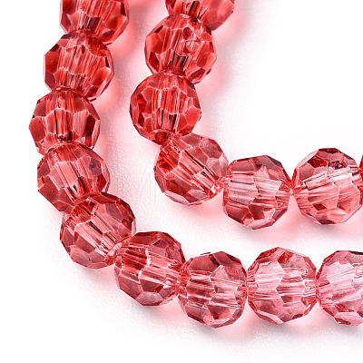 Transparent Glass Beads Strands GLAA-E036-07N-1