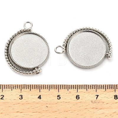 Zinc Alloy Pendant Cabochon Settings FIND-NH0001-13A-P-1