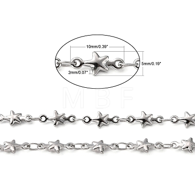 304 Stainless Steel Link Chains CHS-K001-40-1