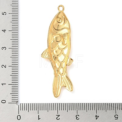 304 Stainless Steel Enamel Big Pendants X-STAS-L026-07G-01-1