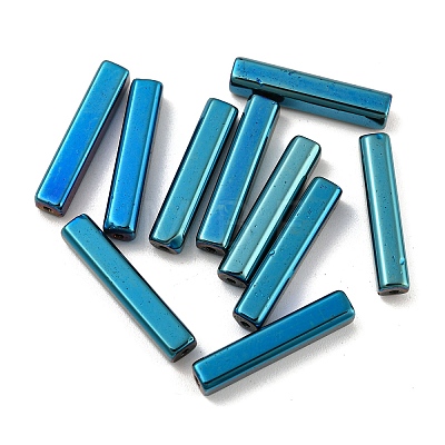 Electroplate Glass Beads GLAA-D024-01L-1