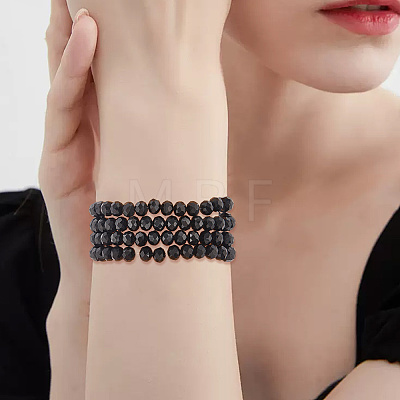 Opaque Solid Color Glass Beads Strands EGLA-LT0001-04A-1