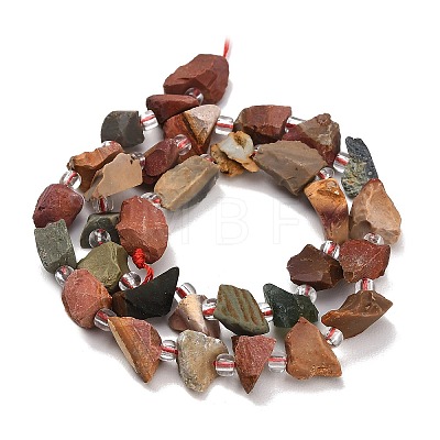 Natural Ocean Jasper Beads Strands GG-CBA0B77-A23-02-1