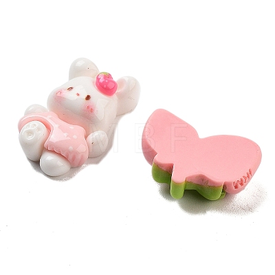 Cute Opaque Resin Decoden Cabochons RESI-S04-01-1