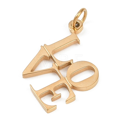 304 Stainless Steel Pendants STAS-K301-03A-G-1