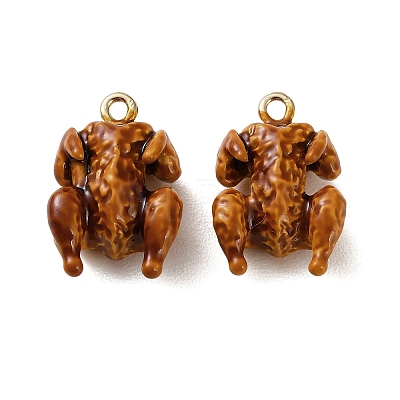 Alloy Enamel Pendants FIND-Z117-08G-1