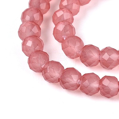 Imitation Jade Glass Beads Strands GLAA-T028-3mm-11B-1