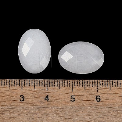 Natural White Jade Cabochons G-O175-15P-01-1