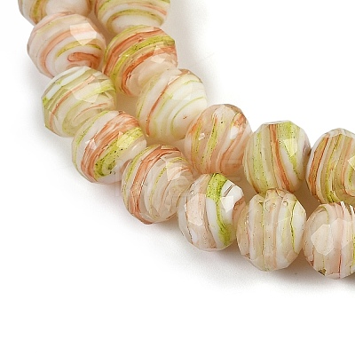 Handmade Lampwork Beads Strands LAMP-T007-13J-1