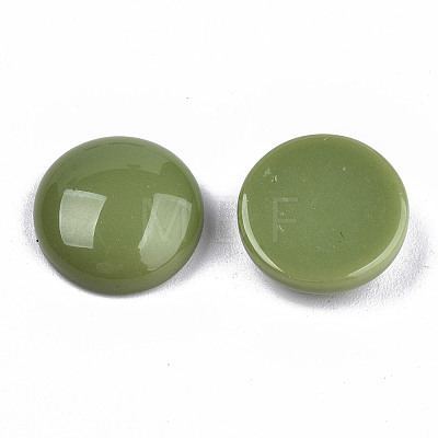 Opaque Resin Cabochons CRES-T023-02-1