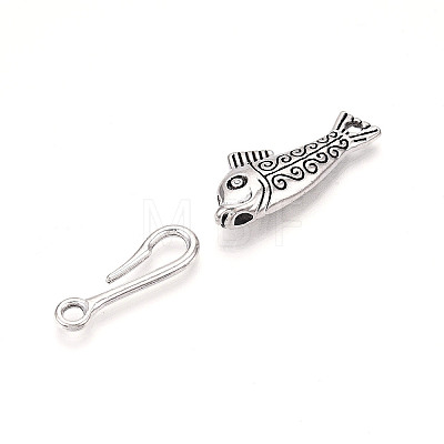 Alloy Toggle Clasps PALLOY-WH0110-18AS-1