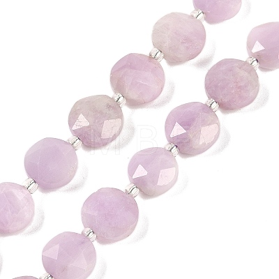 Natural Kunzite Beads Strands G-C116-A53-01-1