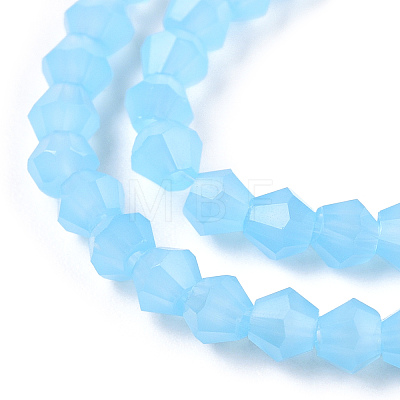 Imitation Jade Glass Beads Strands EGLA-A039-J2mm-D03-1