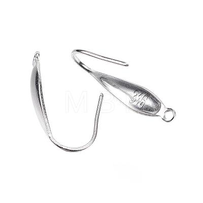 316 Surgical Stainless Steel Earring Hooks STAS-D448-043P-1