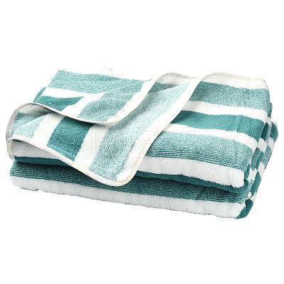 Polyester Stripe Towel AJEW-FZC0001-007B-1