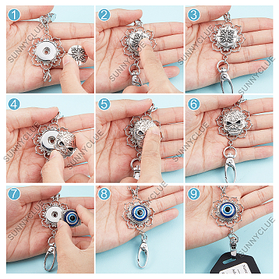 DIY Pendant Necklace Making Kits DIY-SC0019-98-1