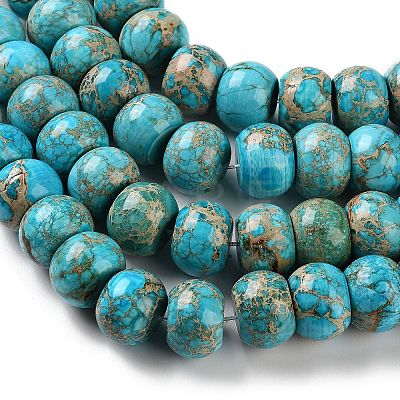Natural Imperial Jasper Beads Strands G-Z129-A01-03-1