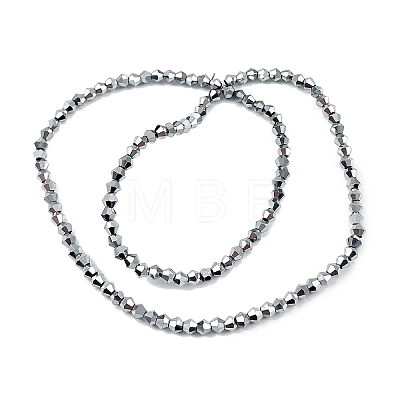Transparent Electroplate Glass Beads Strands X-EGLA-A039-T3mm-UA05-1