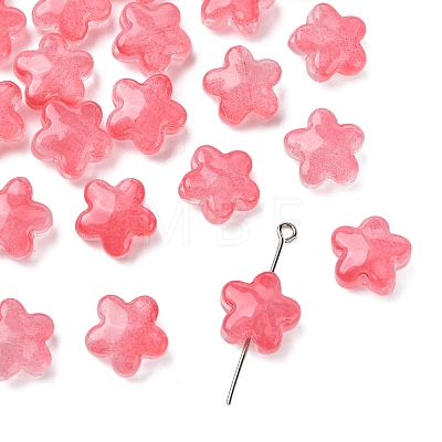 30Pcs Baking Paint Glass Beads GLAA-FS0001-99G-1