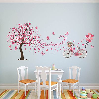 Translucent PVC Self Adhesive Wall Stickers STIC-WH0015-010-1