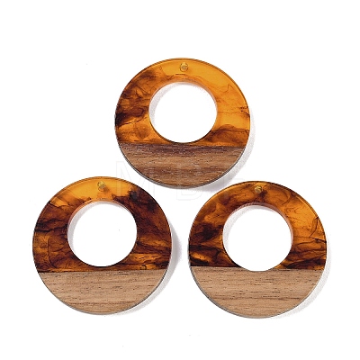 Resin & Wood Pendants WOOD-F015-14H-1