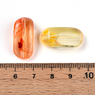 Transparent Acrylic Beads TACR-T028-36E-1