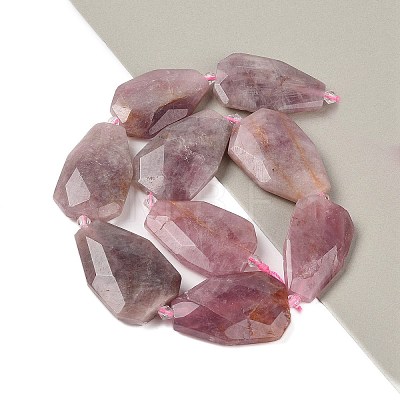 Natural Rose Quartz Beads Strands G-P548-B18-01-1