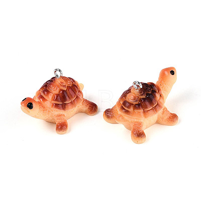 Opaque Resin Pendants RESI-N051-04D-1