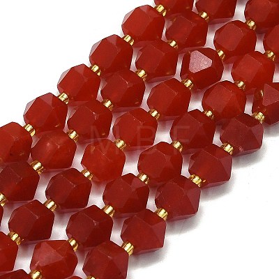 Dyed Natural White Jade Beads Strands G-I376-A06-01-1