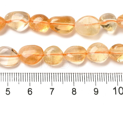 Natural Citrine Beads Strands G-L608-A09-02-1