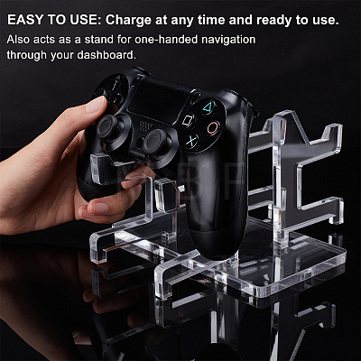 Assembled Acrylic Game Pad Controller Display Stands ODIS-WH0001-27-1