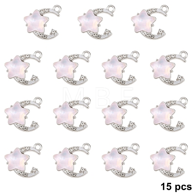 15Pcs Alloy Pendants FIND-YW0017-90A-1