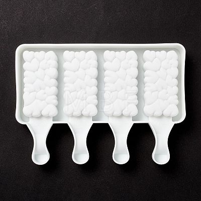 Food Grade DIY Rectangle Ice-cream Silicone Molds DIY-D062-03B-1