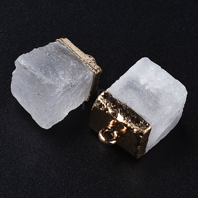 Natural Quartz Crystal Pendants G-Q998-035G-1